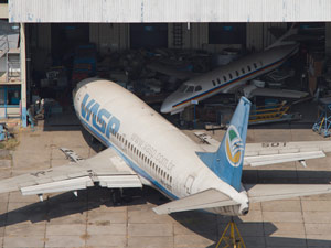 Aviões da Vasp se deterioram no Aeroporto de Congonhas em meio à disputa judicial