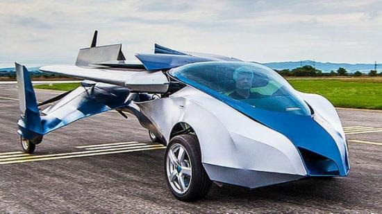 Aeromobil: protótipo com hélice de impulsão