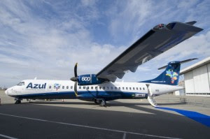 Avião ATR 72-600 da Azul