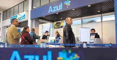Ranking. Azul é a terceira maior companhia aérea do País