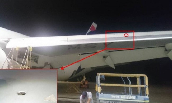Avião da Latam está na base de São Carlos, interior de SP - reprodução/internet